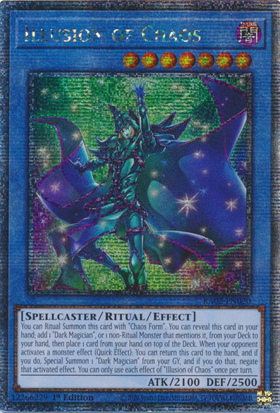 Illusion of Chaos - RA02-EN020 - Quarter Century Secret Rare - 1st Edition