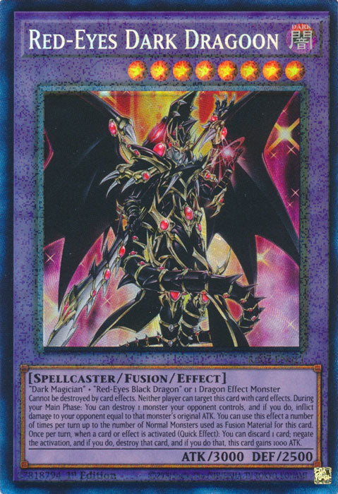 Red-Eyes Dark Dragoon (PCR) - RA02-EN021 - Prismatic Collector's Rare - 1st Edition