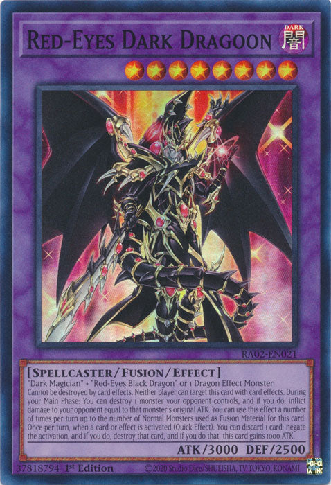 Red-Eyes Dark Dragoon - RA02-EN021 - Super Rare - 1st Edition