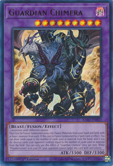 Guardian Chimera (UR) - RA02-EN023 - Ultra Rare - 1st Edition