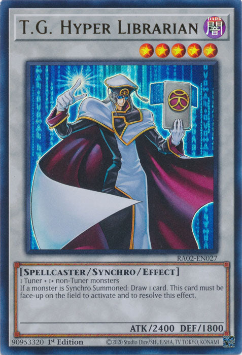 T.G. Hyper Librarian (UR) - RA02-EN027 - Ultra Rare - 1st Edition