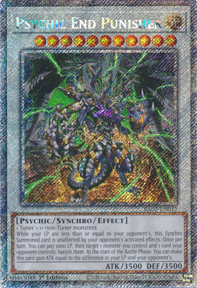 Psychic End Punisher (Platinum Secret Rare) - RA02-EN032 - Platinum Secret Rare - 1st Edition