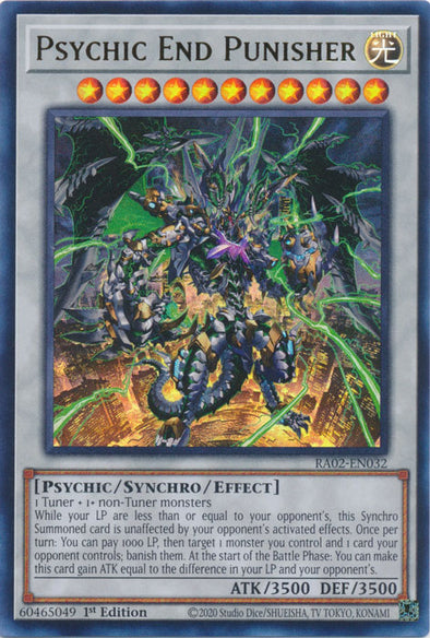 Psychic End Punisher (UR) - RA02-EN032 - Ultra Rare - 1st Edition