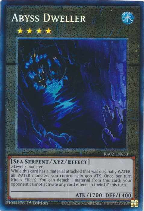 Abyss Dweller (PCR) - RA02-EN033 - Prismatic Collector's Rare - 1st Edition