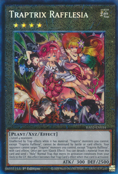 Traptrix Rafflesia (PCR) - RA02-EN034 - Prismatic Collector's Rare - 1st Edition