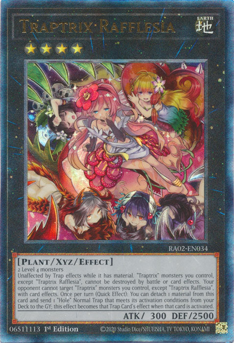 Traptrix Rafflesia (PUR) - RA02-EN034 - Prismatic Ultimate Rare - 1st Edition