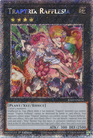 Traptrix Rafflesia (Platinum Secret Rare) - RA02-EN034 - Platinum Secret Rare - 1st Edition