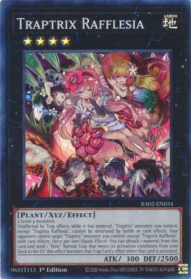 Traptrix Rafflesia - RA02-EN034 - Super Rare - 1st Edition