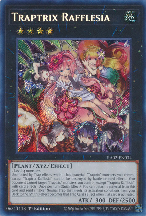 Traptrix Rafflesia (Secret Rare) - RA02-EN034 - Secret Rare - 1st Edition