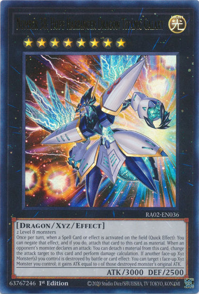 Number 38: Hope Harbinger Dragon Titanic Galaxy (UR) - RA02-EN036 - Ultra Rare - 1st Edition