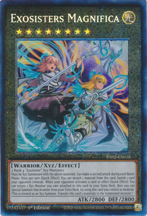 Exosisters Magnifica (PCR) - RA02-EN038 - Prismatic Collector's Rare - 1st Edition