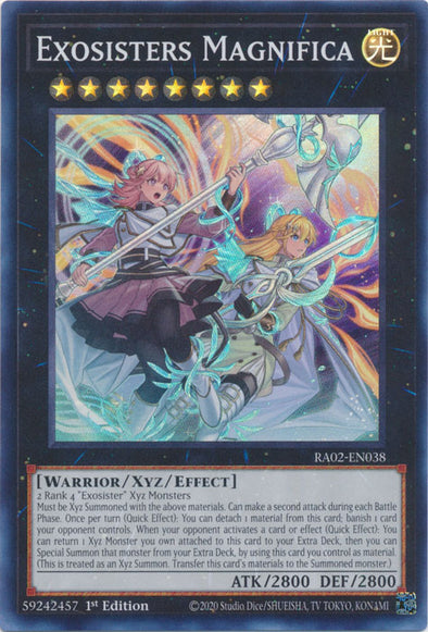 Exosisters Magnifica - RA02-EN038 - Super Rare - 1st Edition