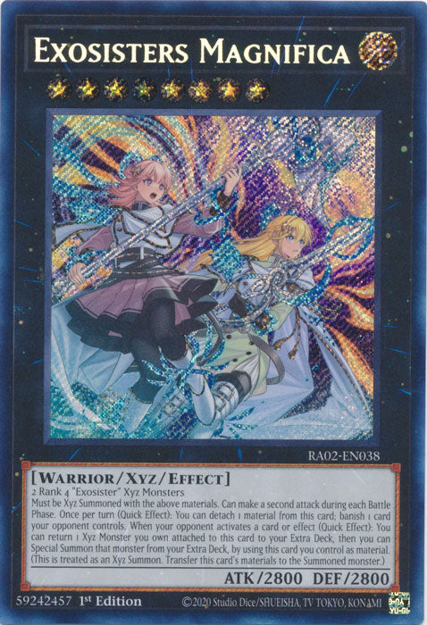 Exosisters Magnifica (Secret Rare) - RA02-EN038 - Secret Rare - 1st Edition