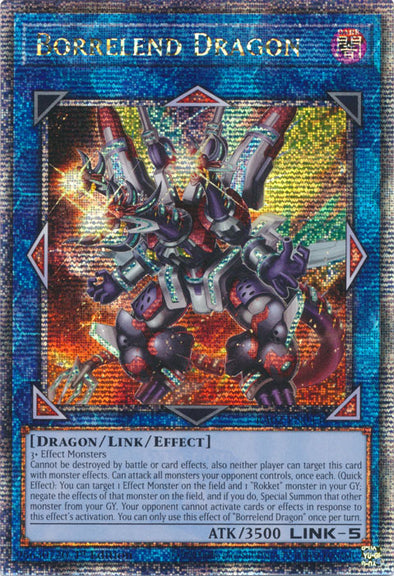 Borrelend Dragon - RA02-EN043 - Quarter Century Secret Rare - 1st Edition