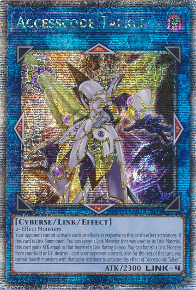 Accesscode Talker - RA02-EN044 - Quarter Century Secret Rare - 1st Edition