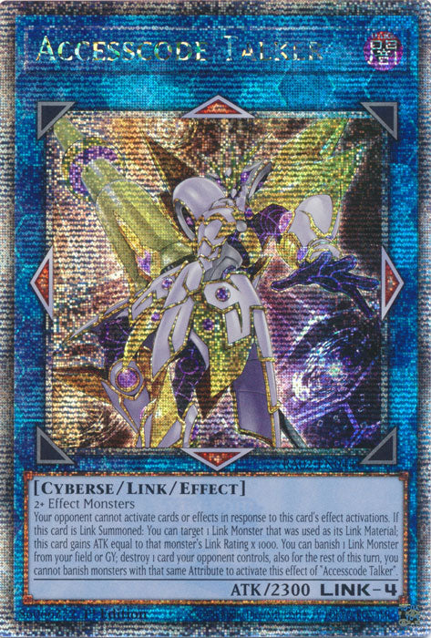 Accesscode Talker - RA02-EN044 - Quarter Century Secret Rare - 1st Edition