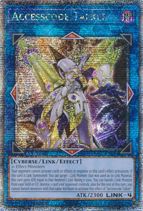 Accesscode Talker - RA02-EN044 - Quarter Century Secret Rare - 1st Edition
