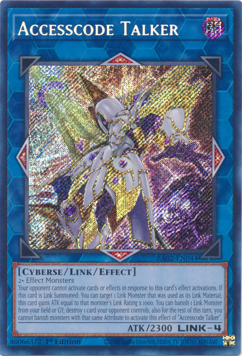 Accesscode Talker (Secret Rare) - RA02-EN044 - Secret Rare - 1st Edition