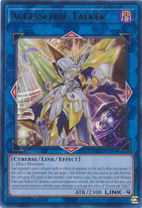 Accesscode Talker (UR) - RA02-EN044 - Ultra Rare - 1st Edition