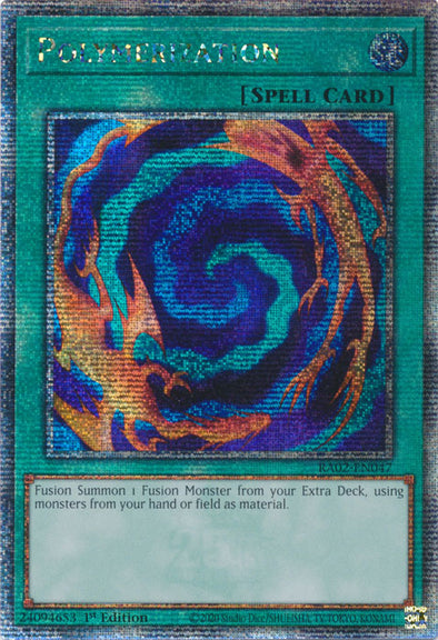 Polymerization - RA02-EN047 - Quarter Century Secret Rare - 1st Edition