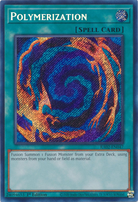 Polymerization (Secret Rare) - RA02-EN047 - Secret Rare - 1st Edition