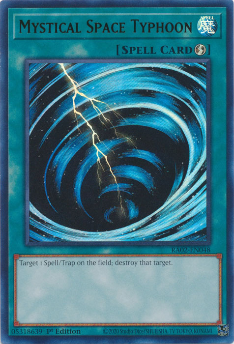 Mystical Space Typhoon (UR) - RA02-EN048 - Ultra Rare - 1st Edition