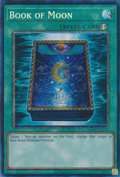 Book of Moon (PCR) - RA02-EN050 - Prismatic Collector's Rare - 1st Edition