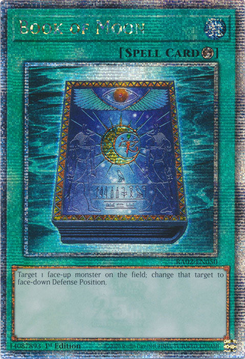 Book of Moon - RA02-EN050 - Quarter Century Secret Rare - 1st Edition