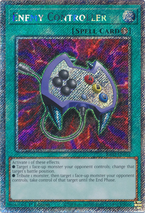 Enemy Controller (Platinum Secret Rare) - RA02-EN051 - Platinum Secret Rare - 1st Edition