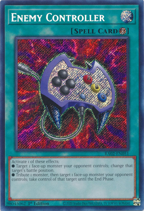 Enemy Controller (Secret Rare) - RA02-EN051 - Secret Rare - 1st Edition