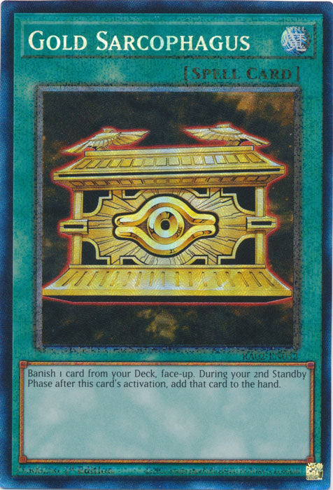 Gold Sarcophagus (PCR) - RA02-EN052 - Prismatic Collector's Rare - 1st Edition