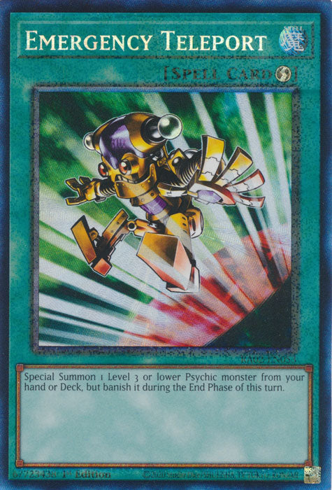 Emergency Teleport (PCR) - RA02-EN053 - Prismatic Collector's Rare - 1st Edition