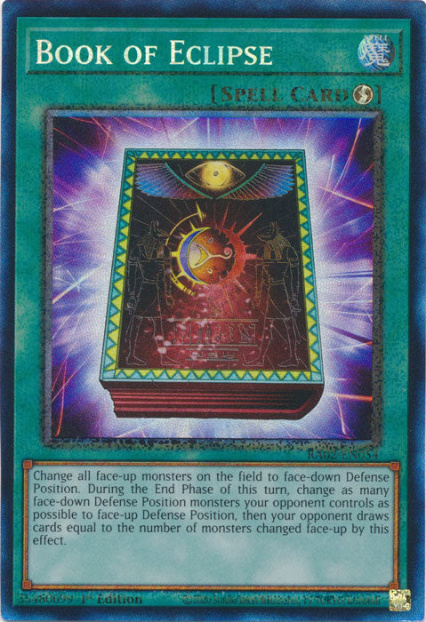 Book of Eclipse (PCR) - RA02-EN054 - Prismatic Collector's Rare - 1st Edition