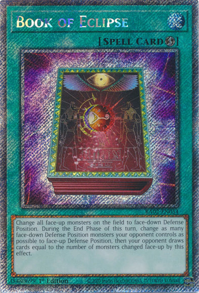 Book of Eclipse (Platinum Secret Rare) - RA02-EN054 - Platinum Secret Rare - 1st Edition