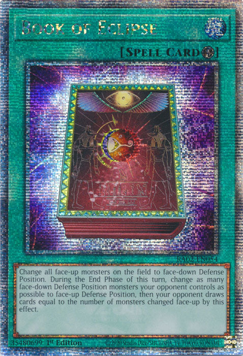 Book of Eclipse - RA02-EN054 - Quarter Century Secret Rare - 1st Edition