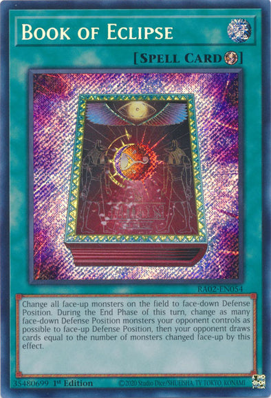 Book of Eclipse (Secret Rare) - RA02-EN054 - Secret Rare - 1st Edition