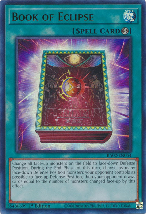 Book of Eclipse (UR) - RA02-EN054 - Ultra Rare - 1st Edition