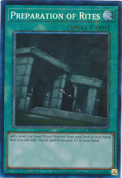 Preparation of Rites (PCR) - RA02-EN056 - Prismatic Collector's Rare - 1st Edition