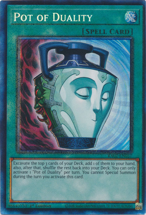 Pot of Duality (PCR) - RA02-EN057 - Prismatic Collector's Rare - 1st Edition