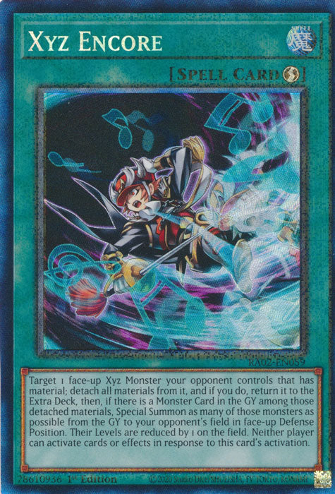 Xyz Encore (PCR) - RA02-EN059 - Prismatic Collector's Rare - 1st Edition