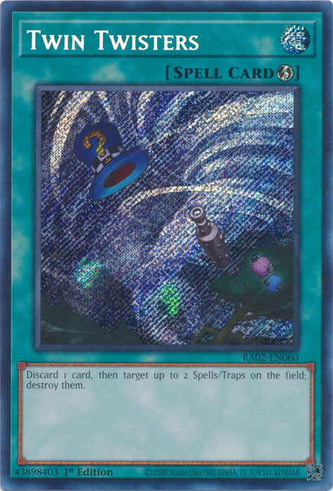 Twin Twisters (Secret Rare) - RA02-EN060 - Secret Rare - 1st Edition