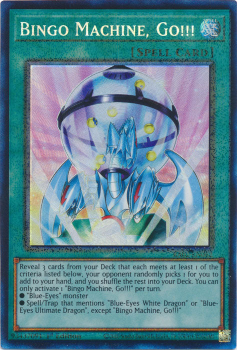 Bingo Machine, Go!!! (PCR) - RA02-EN062 - Prismatic Collector's Rare - 1st Edition