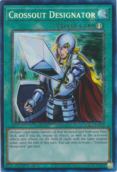 Crossout Designator (PCR) - RA02-EN063 - Prismatic Collector's Rare - 1st Edition