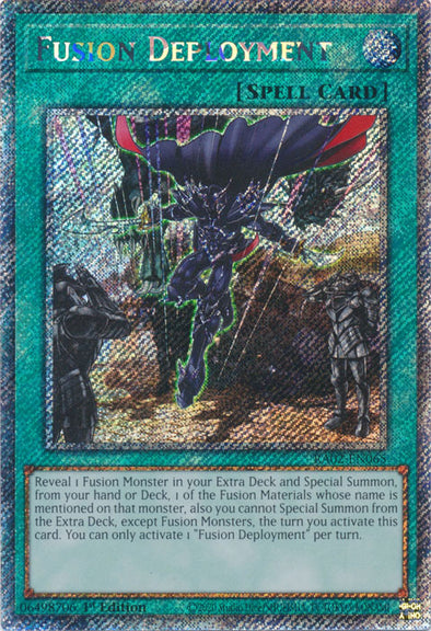 Fusion Deployment (Platinum Secret Rare) - RA02-EN065 - Platinum Secret Rare - 1st Edition