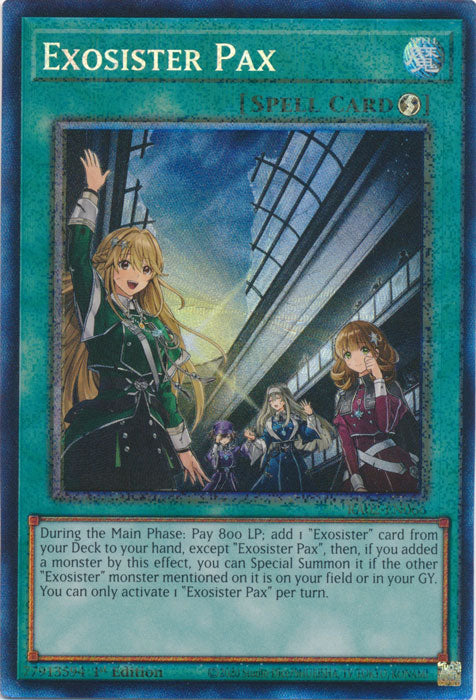 Exosister Pax (PCR) - RA02-EN066 - Prismatic Collector's Rare - 1st Edition