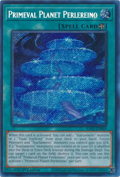 Primeval Planet Perlereino (Secret Rare) - RA02-EN069 - Secret Rare - 1st Edition