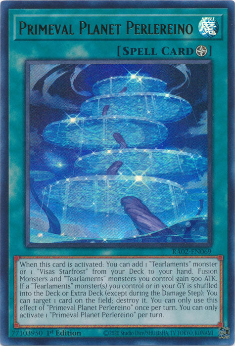 Primeval Planet Perlereino (UR) - RA02-EN069 - Ultra Rare - 1st Edition
