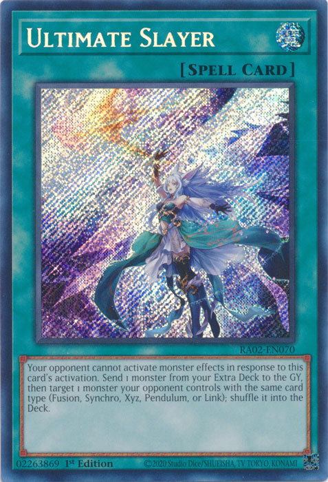 Ultimate Slayer (Secret Rare) - RA02-EN070 - Secret Rare - 1st Edition