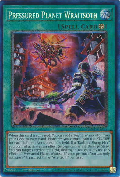 Pressured Planet Wraitsoth (PCR) - RA02-EN073 - Prismatic Collector's Rare - 1st Edition