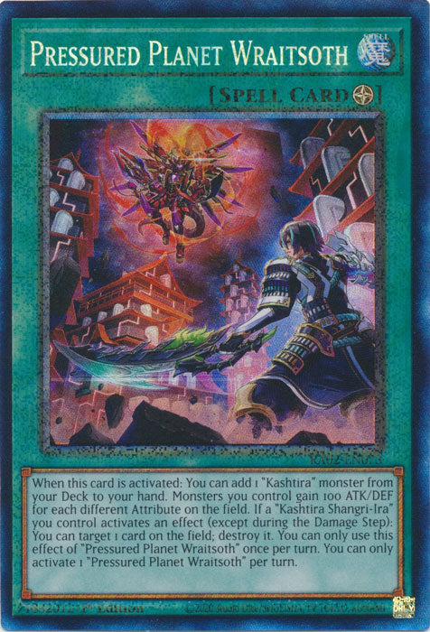 Pressured Planet Wraitsoth (PCR) - RA02-EN073 - Prismatic Collector's Rare - 1st Edition